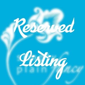 Reserved Listing for @acovington